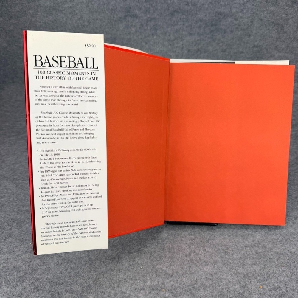 Baseball 100 Classic Moments History of the Game HC 2000 DK Hall of Fame Book - Picture 6 of 12